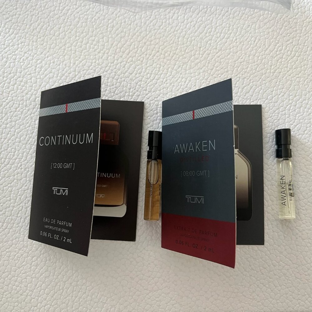 Tumi Awaken & Continuum Eau De Parfum Spray Vial 2ml/0.06 fl oz